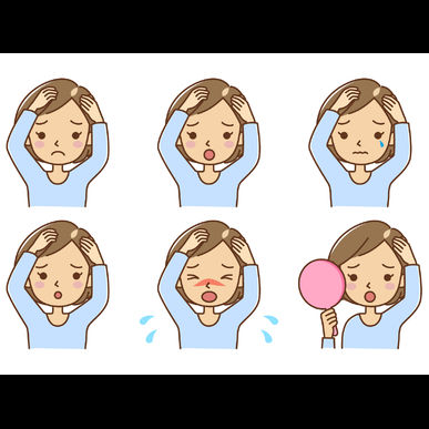 薄毛が気になる！！増毛エクステならボリュームアップ。気になる部分カバー